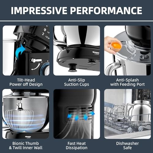 Planetary Mixer - 6.5 Liters 2000 watts