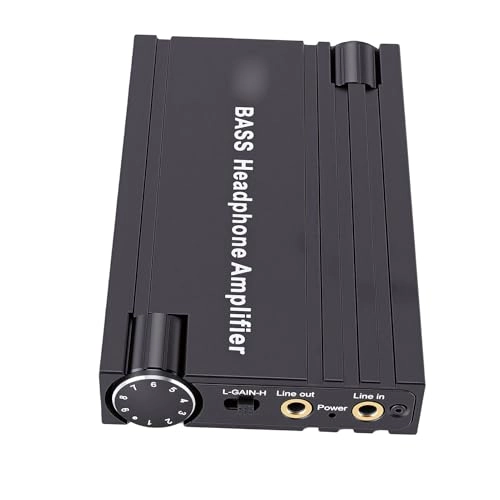 HiFi Headphone Amplifier - 2 Stage Gain Bass Boost