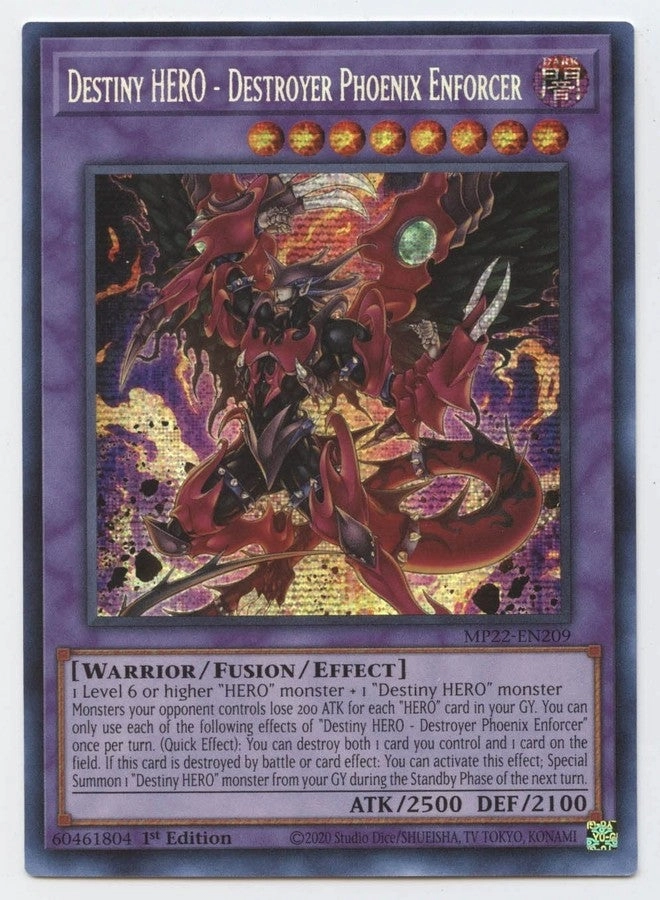 Yu-Gi-Oh! Destroyer Phoenix Enforcer MP22-EN209 - 1st Edition