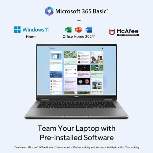 Vivobook Flip 14 TP3407SA-DS74 - 14'' Core Ultra 7 16GB DDR5 2TB SSD