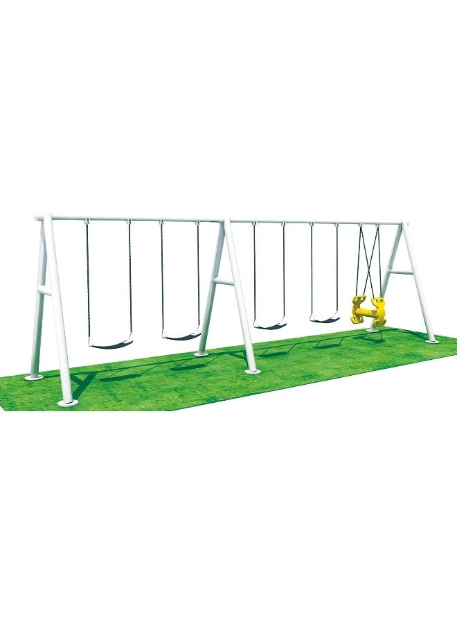 Multi Purpose Kids Outdoor Playing Equipments - 770x320x280cm 2+ Years
