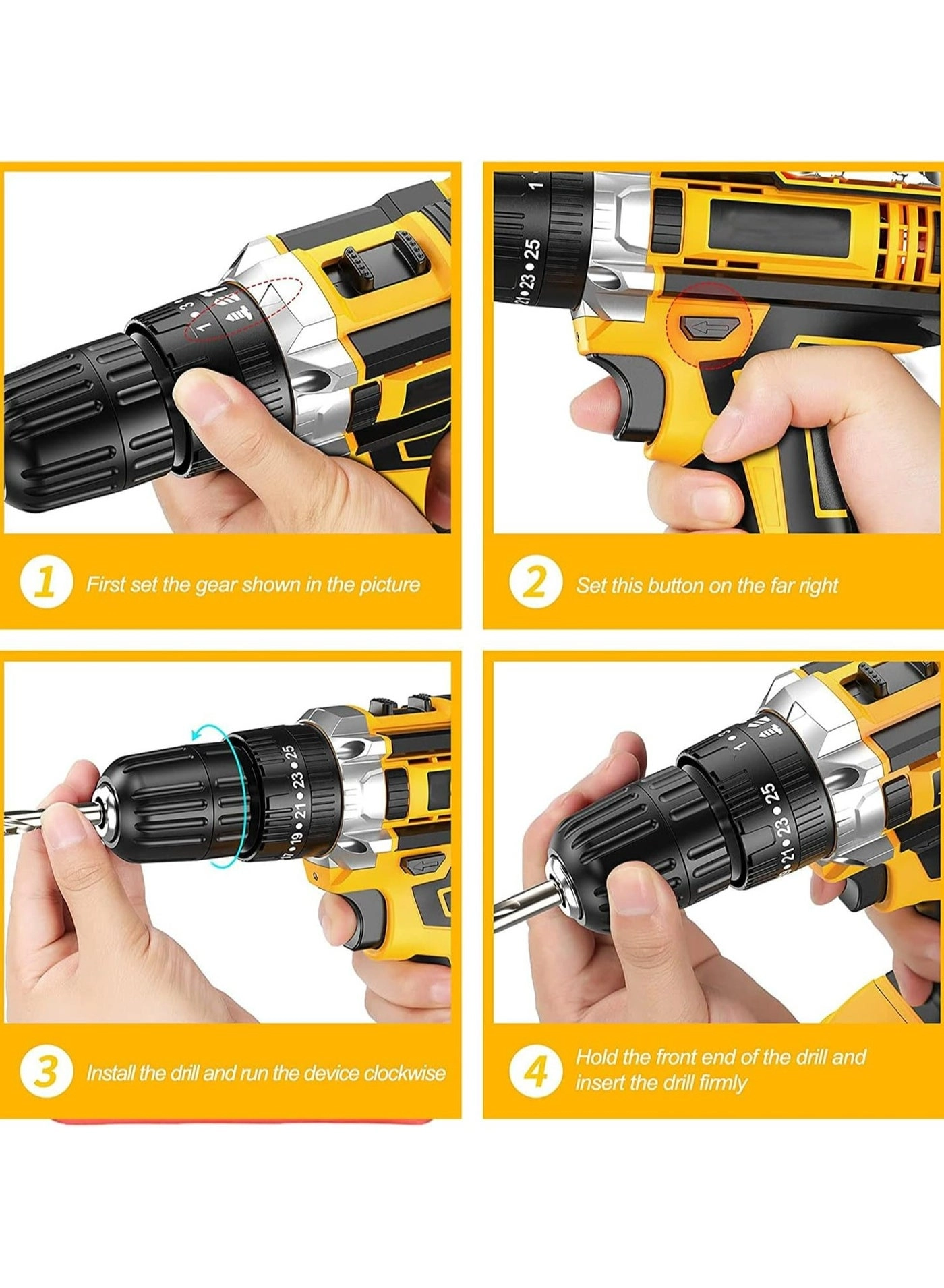 Cordless Drill - 1.5 Ampere-hour