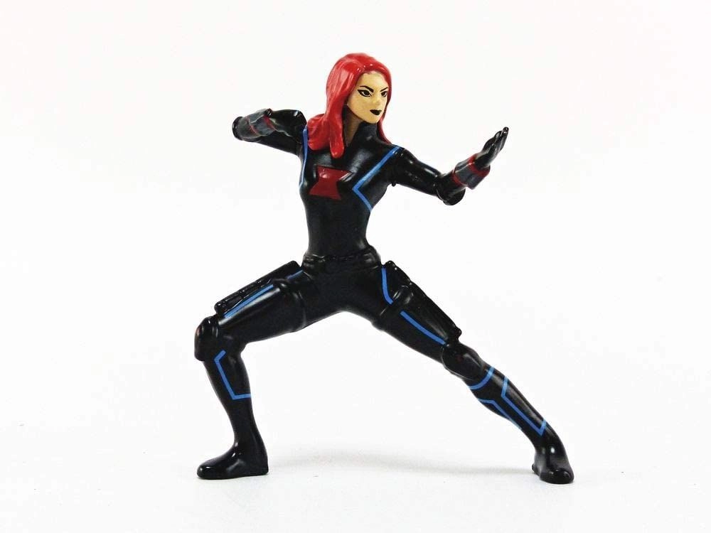 Marvel Black Widow 1966 Chevy with Black Widow Figure - 1:24