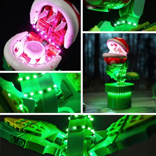 LED Lighting Kit for LEGO Piranha Plant 71426 - Plastic