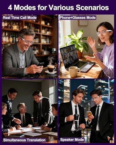 G3B - AI Smart Glasses 140+ Languages Bluetooth