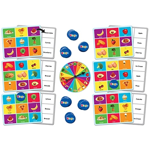 Educational-Food Bingo Game - 0 months and up 1 pieces