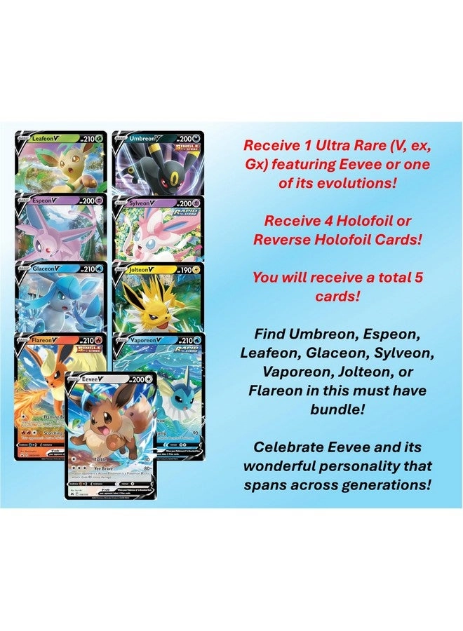 Eevee Card Bundle - 5pcs
