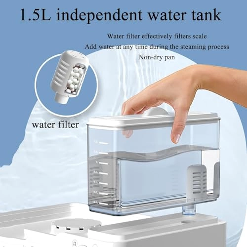 360° Steam Cycle Electric Food Steamer - 26L