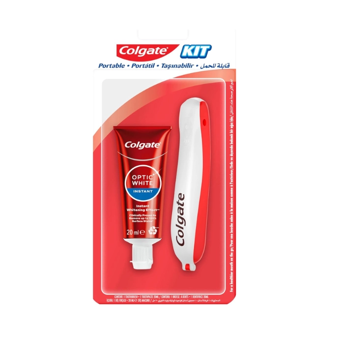Colgate Optic White Toothpaste + Toothbrush