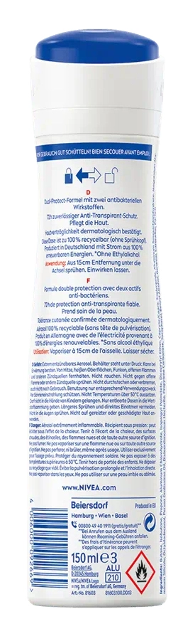 Dry Comfort - 150ml Deodorant Spray