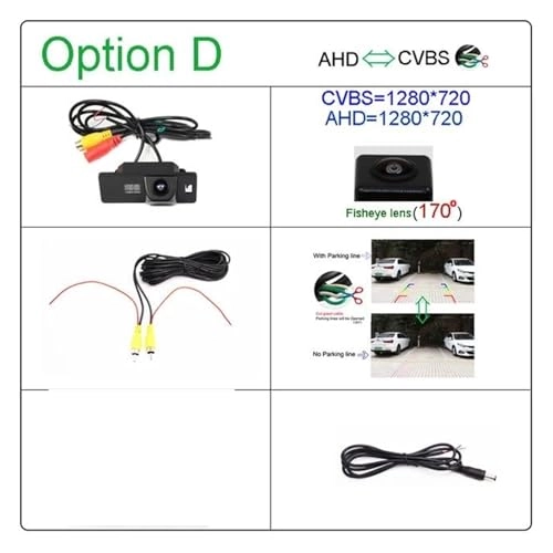 Rear View Backup Brake Light Camera - Night vision RCA 600 TV lines