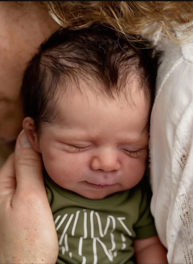 Reborn Baby Doll - 18 Inches 48 cm Silicone Baby Boy Ages 3+