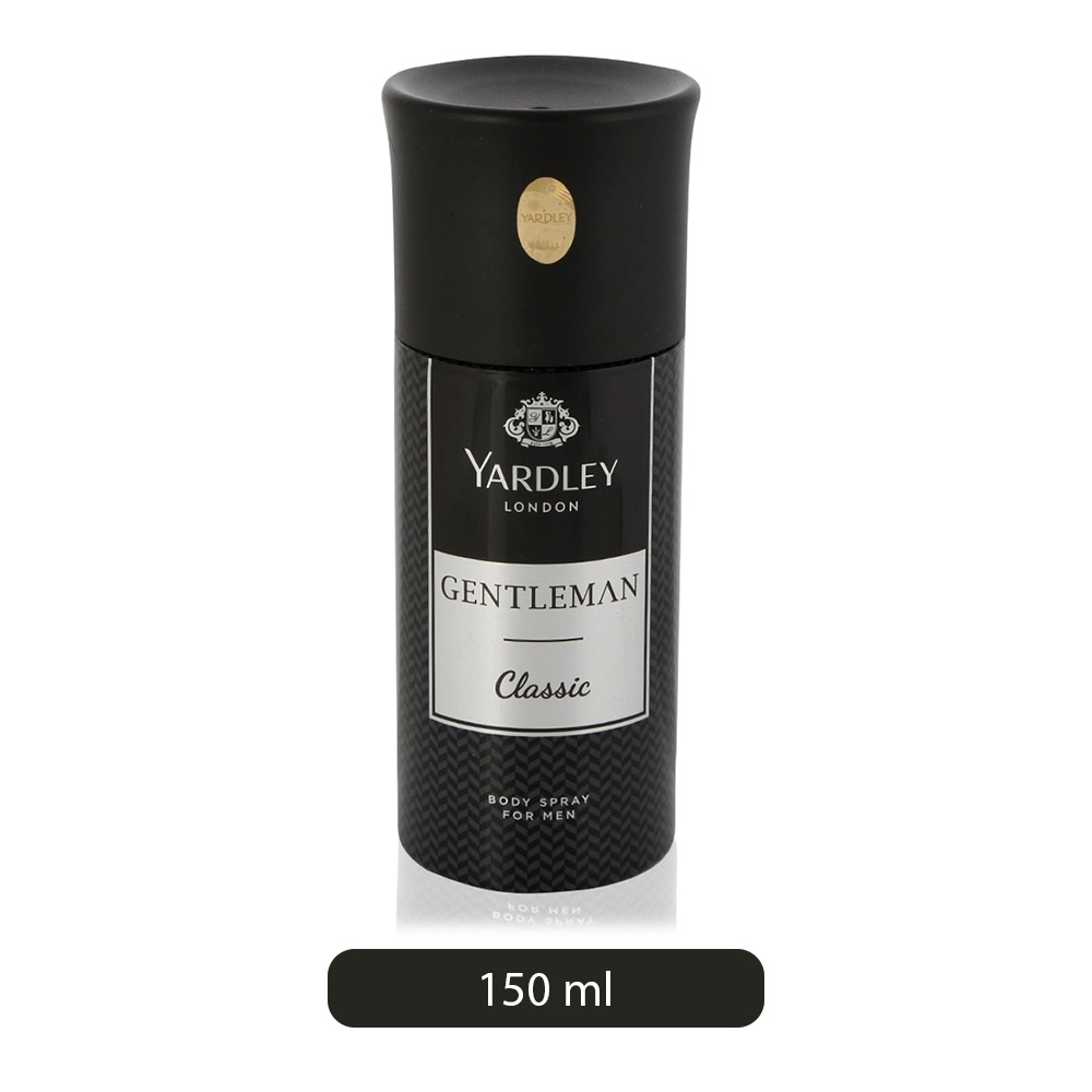Gentleman Classic & Equity Deodorant Body Spray - Modern Masculine Fragrance & Marine Sea & Fruity Notes