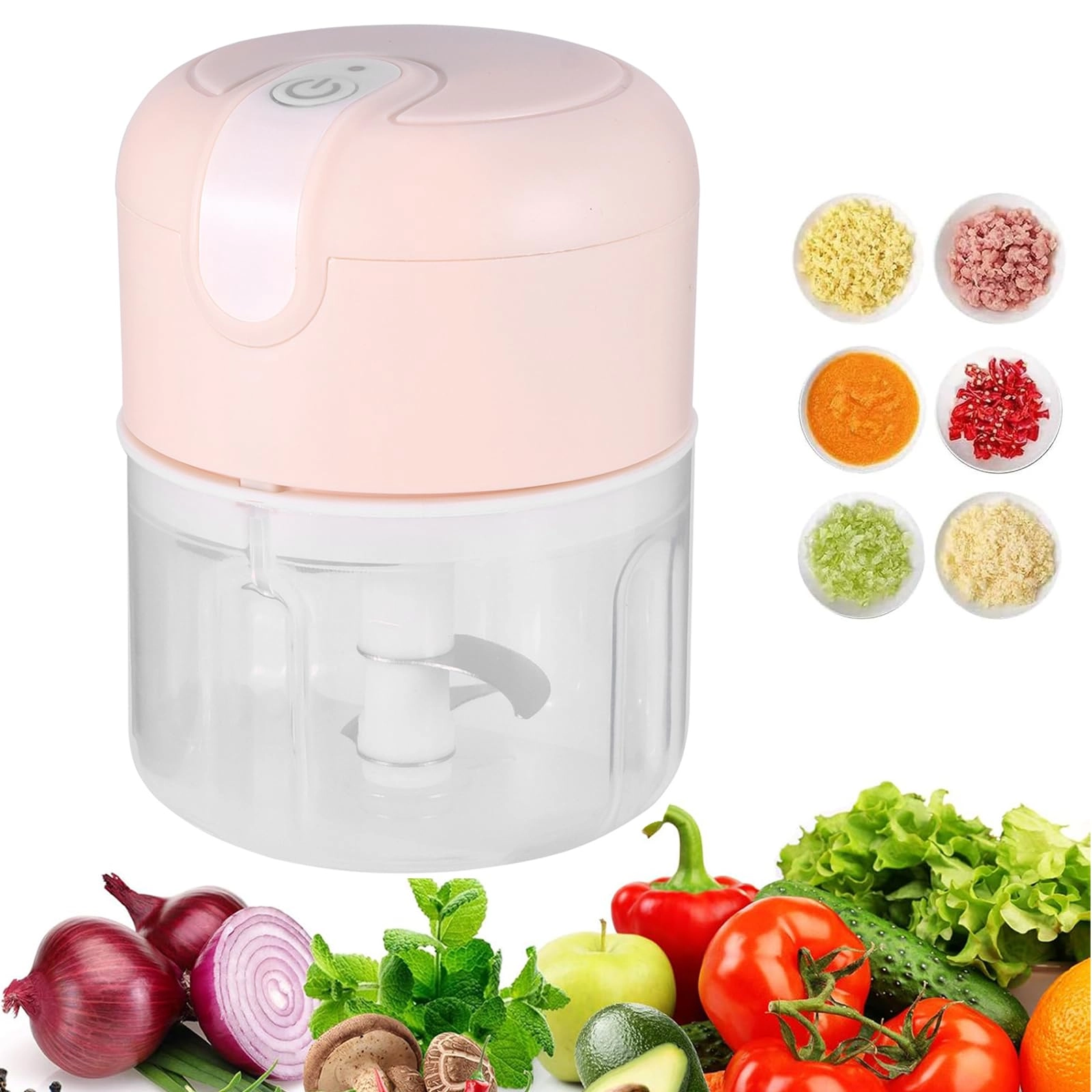 Electric Food Chopper - 250ml USB Charging