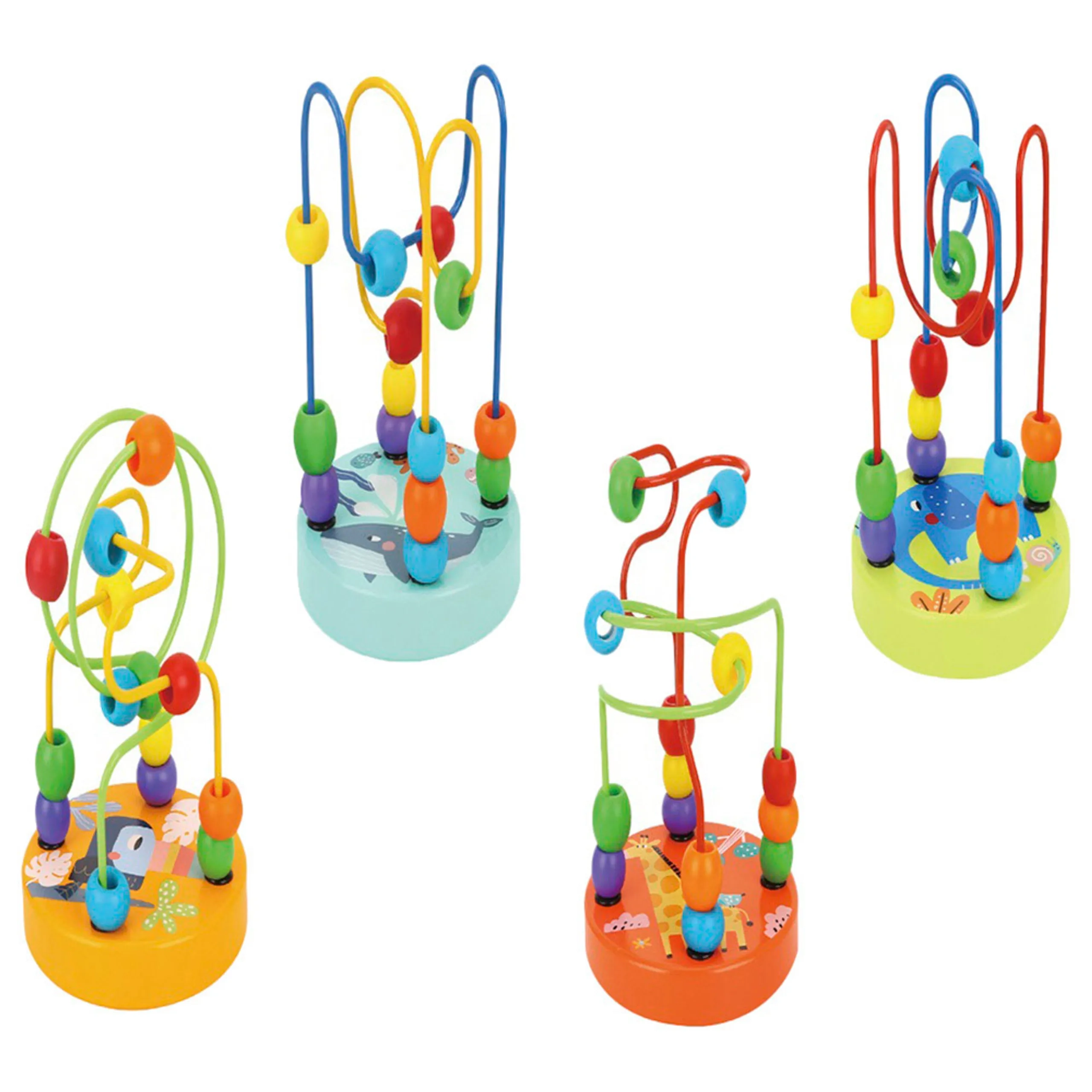 Tooky Toy Mini Beads Coaster Toy - Suitable for 1 year & above 1pc