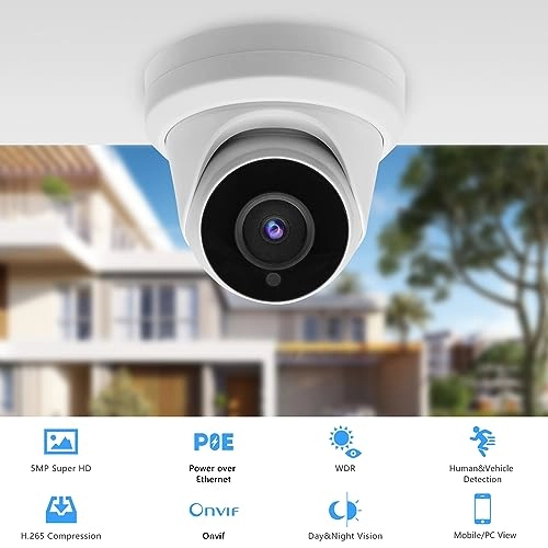 IP PoE Turret Camera 5MP