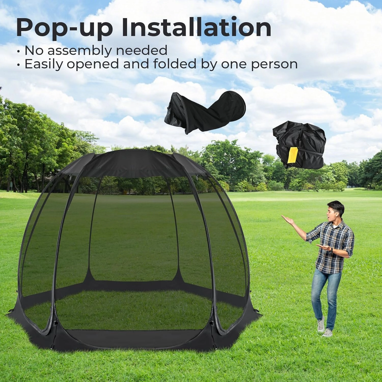 Pop Up Screen House - 9 square meters