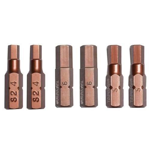 Taparia Insert Bits - 25mm 1/4\" Hex Shank S2 Grade