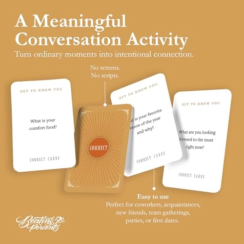 Connect Cards: Get to Know Edition - Conversation Starter Card Game