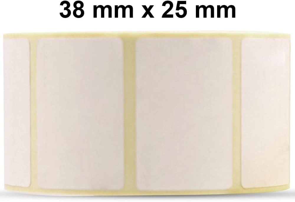 Barcode Label Sticker - 1 Roll 1.5" × 1.0" (38 × 25 mm)