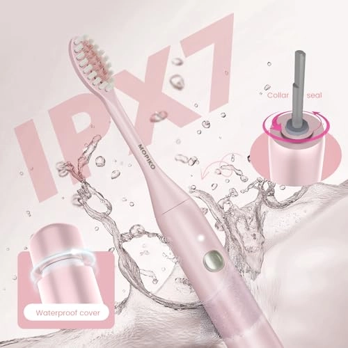 Sonic Electric Toothbrush - Pink USB Travel-friendly