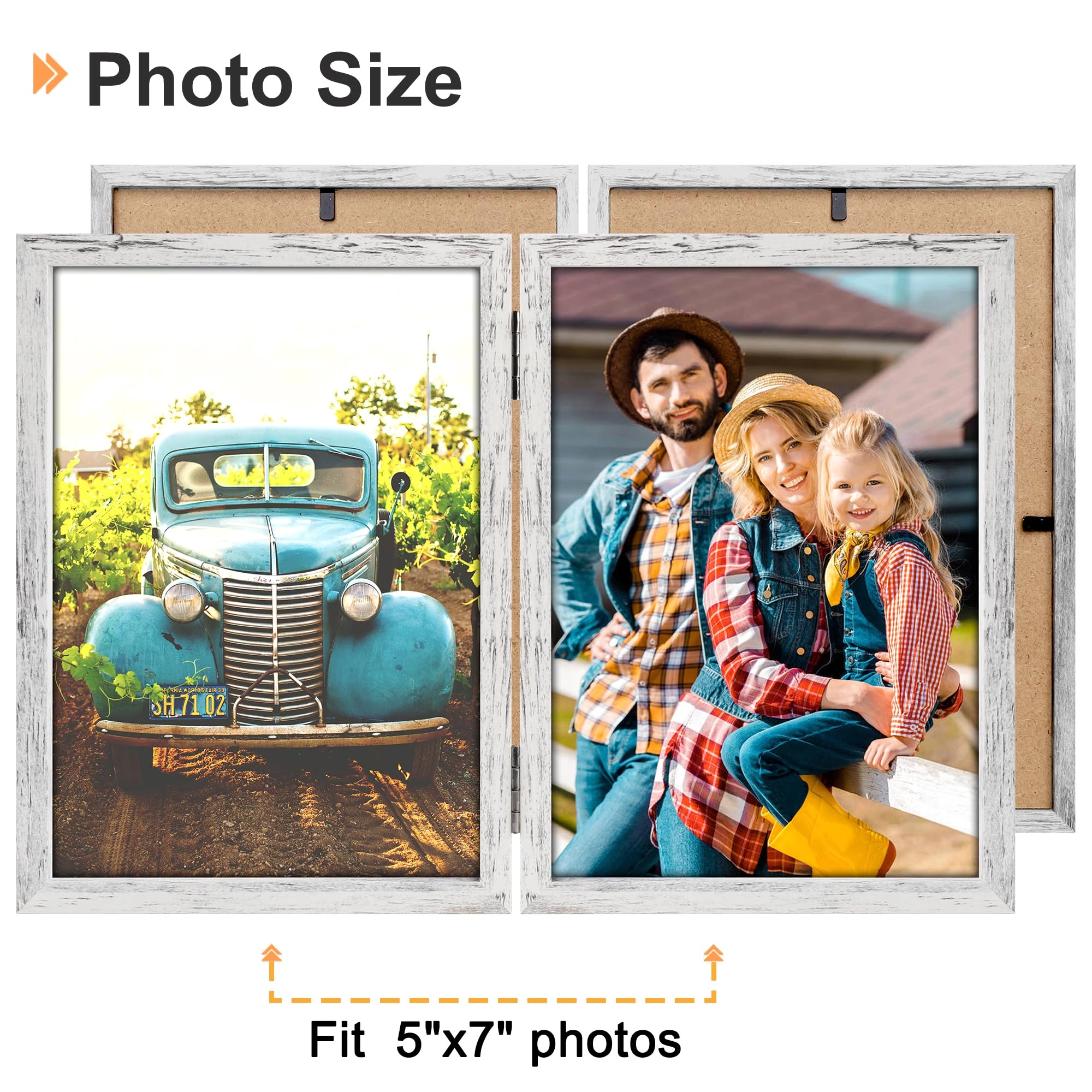 Double Picture Frame - 5x7 two