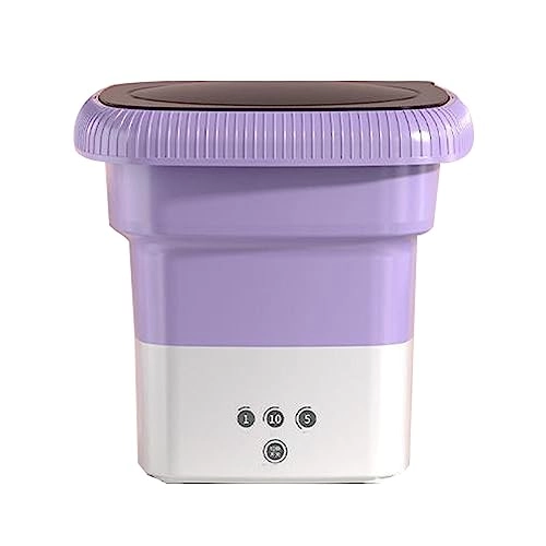 Mini Portable Washing Machine | Foldable Small Washer Machine For Travel Laundry | Folding Little Washing Dryer For Baby Clothes, Socks, Towels, Underwear