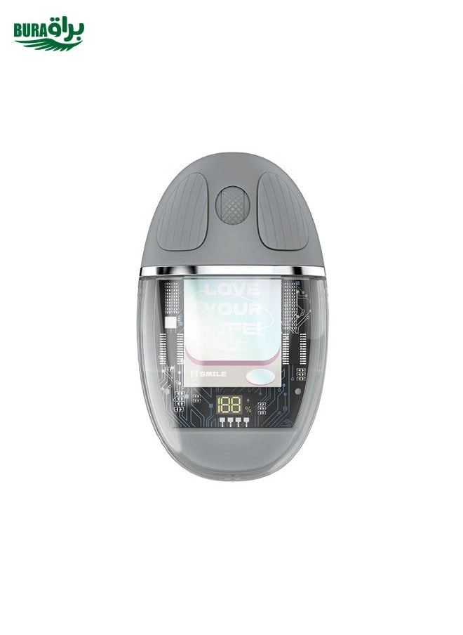 ZGA Colorful Transparent Dual Mode Mouse - Wireless
