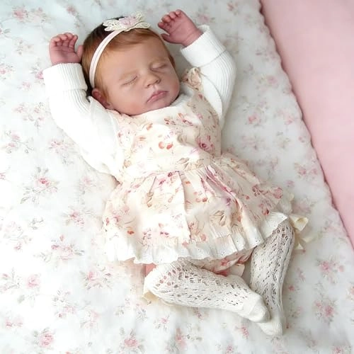 Reborn Baby Doll - 20 Inch Silicone Girl Ages 3+