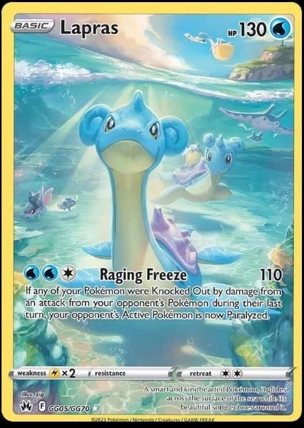 Pokémon Lapras GG05/GG70 - Crown Zenith