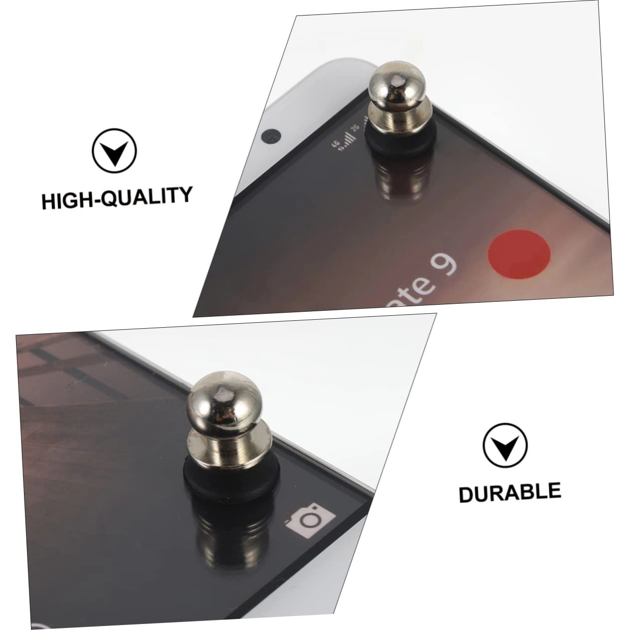 Stands - 4 Pack Silver 1.3x1cm