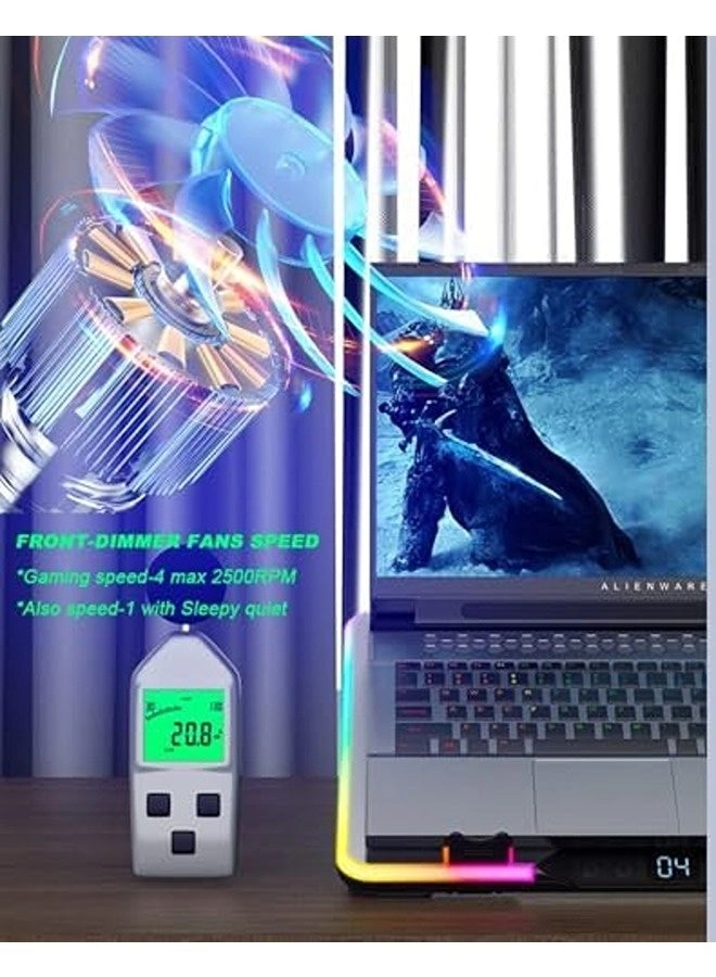 RGB Gaming Laptop Cooling Pad - 5 10–15.6"