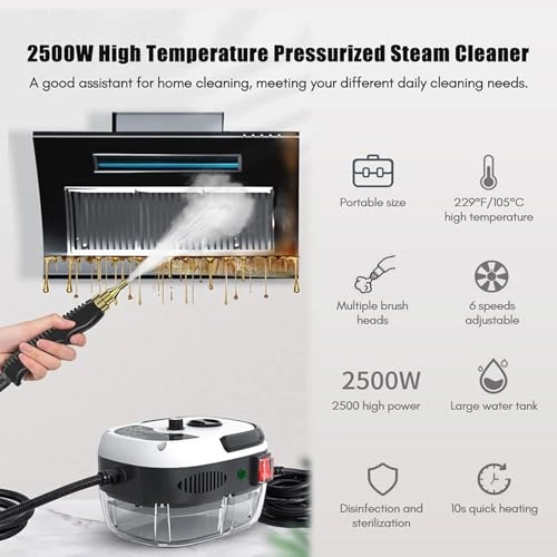 Handheld High Pressure Steam Cleaner - 3 bar 1000ml