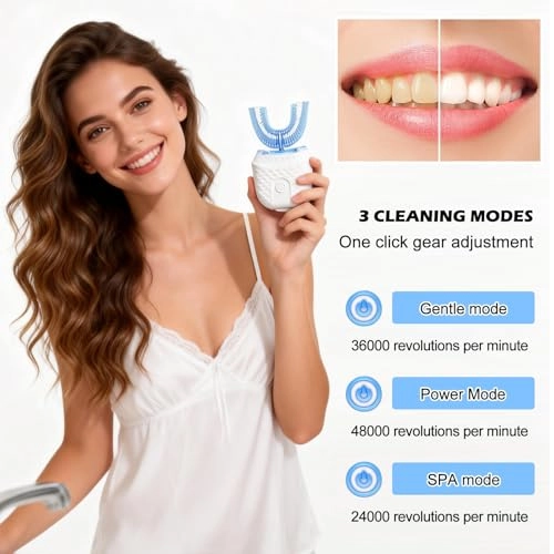 ZJM-diandongyashua-ALF - 360 degree 3 modes White