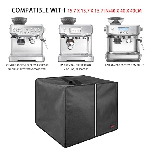 Espresso Machine Cover - Dark Grey Polyester
