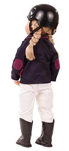 Anna Competition Rider Doll - 50 cm Vinyl Blonde Hair Blue Eyes Ages 3+