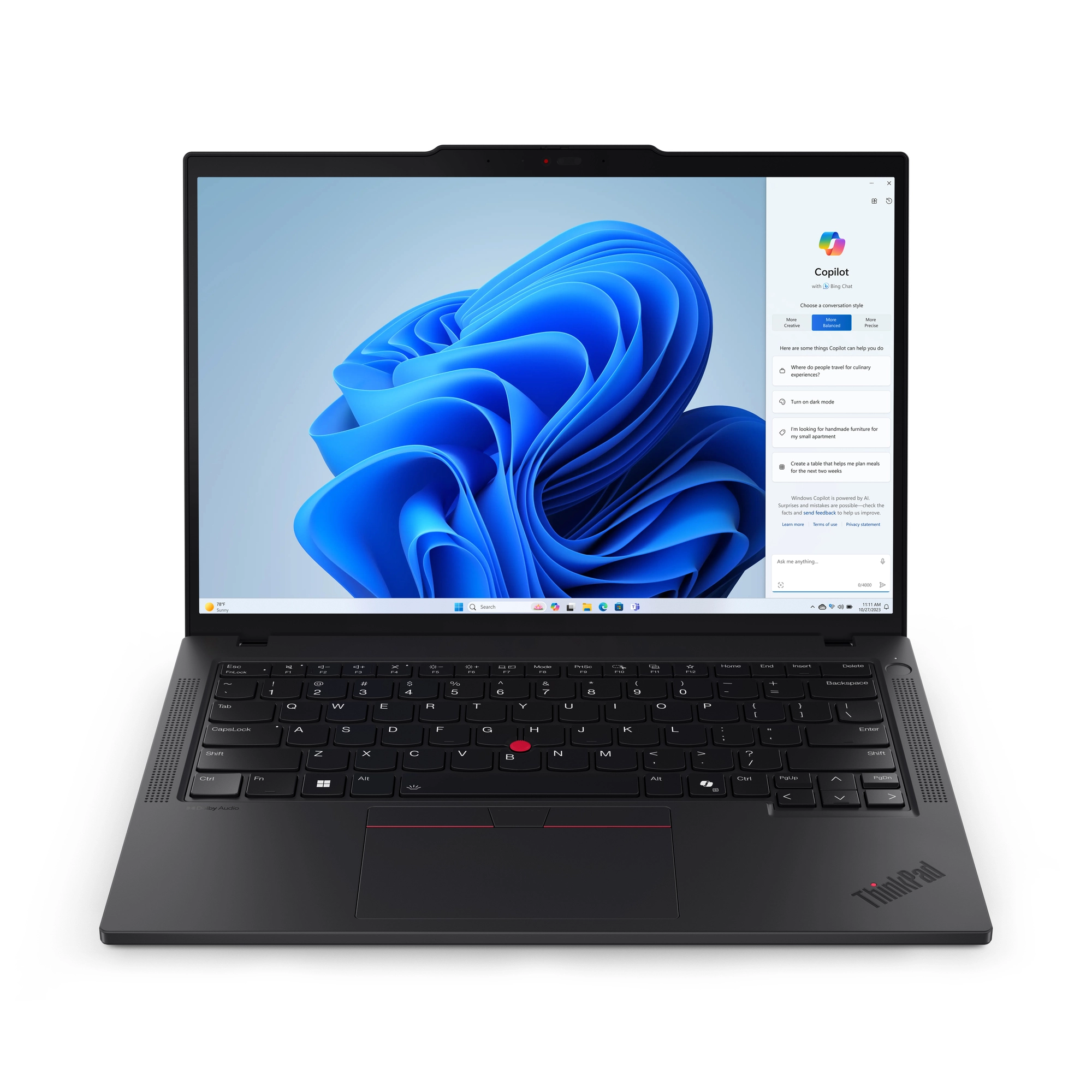 ThinkPad T14 Gen 5 21ML001BGP - 14'' Core Ultra 7-155U 16GB DDR5 2TB SSD Bundle