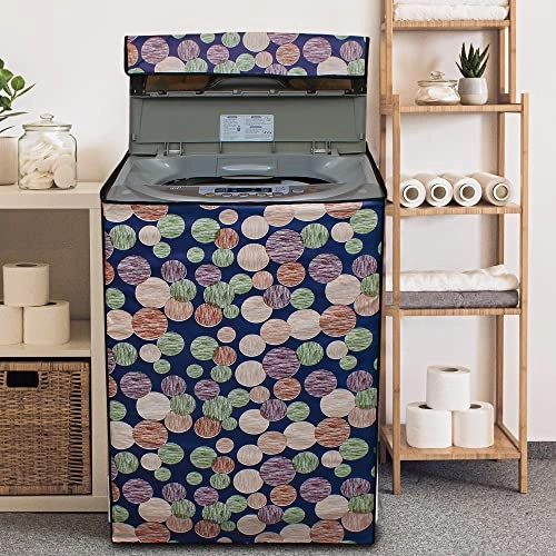 Washing Machine Cover - Printed for LG 7 Kg Fully Automatic Top Load Machine