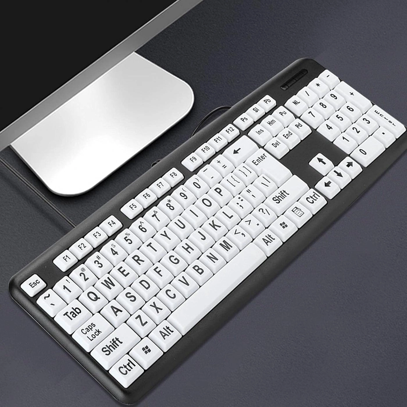 Large Print Computer Keyboard - Wired