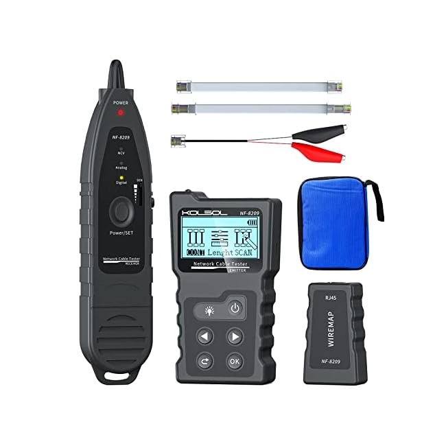 KOLSOL NF-8209 - Network Cable Tester PoE CAT5e/CAT6/CAT6a