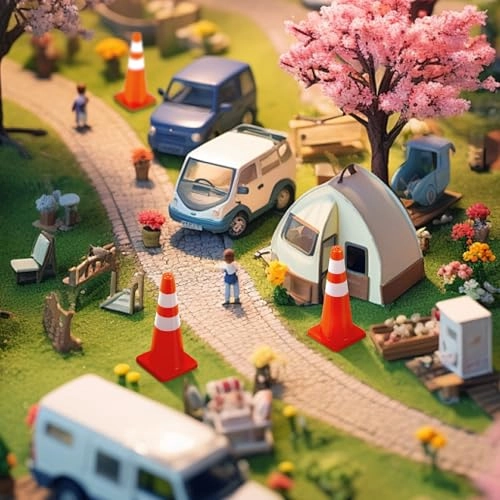 Mini Traffic Cones - 4 - 6 years 40 pieces