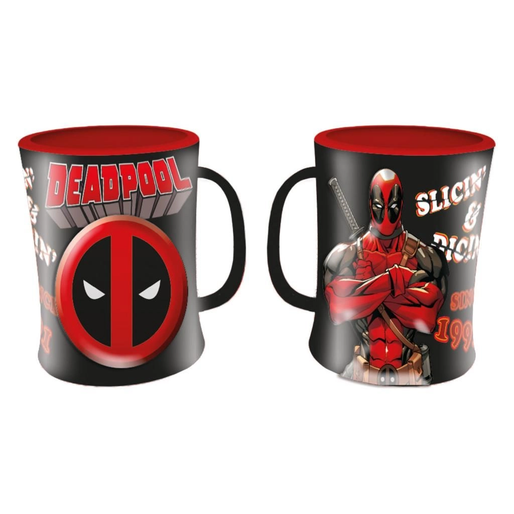 PYRAMID Deadpool Slice N Dice Mug - Embossed - 400 ml
