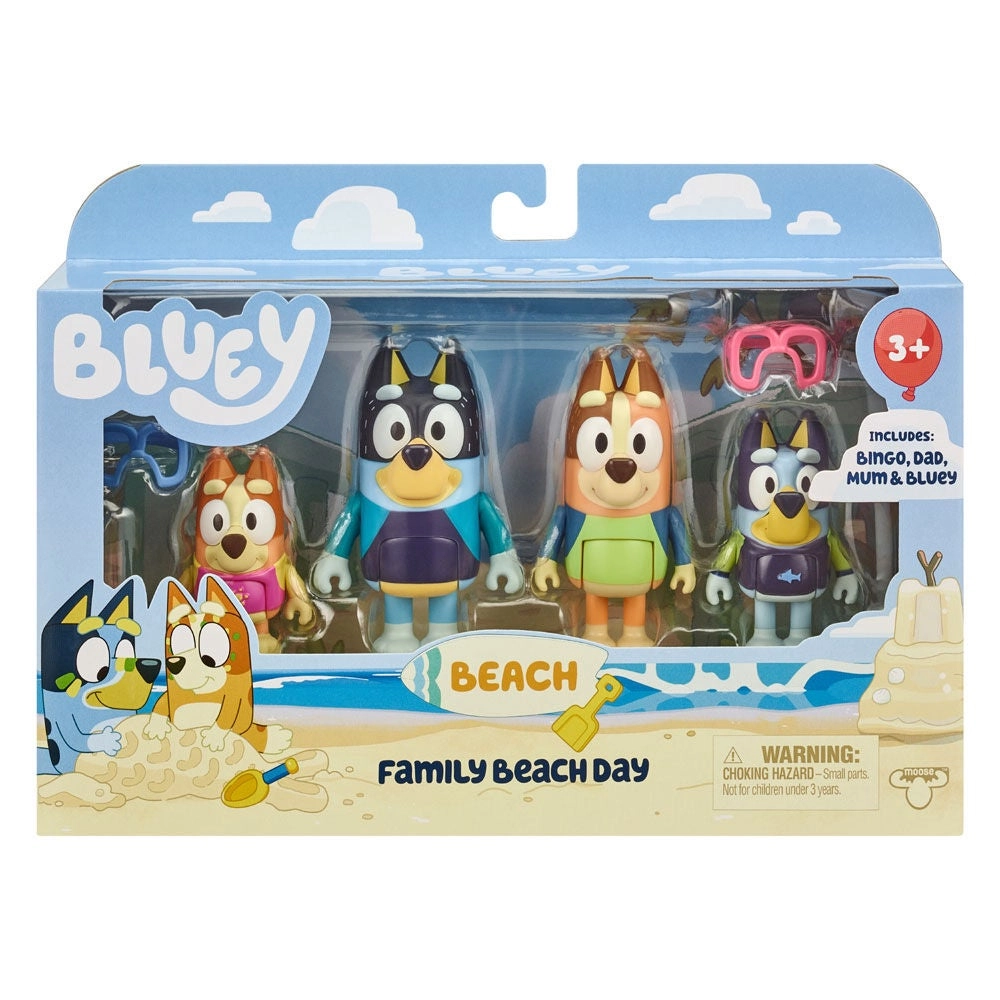 Bluey + Bingo + Bandit + Chilli - Series 9 Family Beach Day