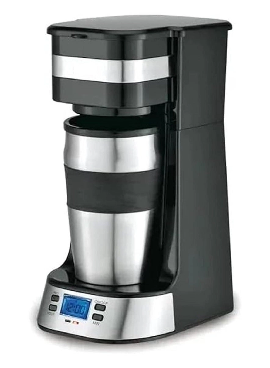 Sonifer Automatic Filter Coffee Maker LCD Timer & Travel Mug SF3566