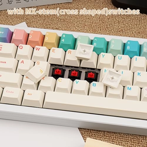 Cute White Keycaps - Wired