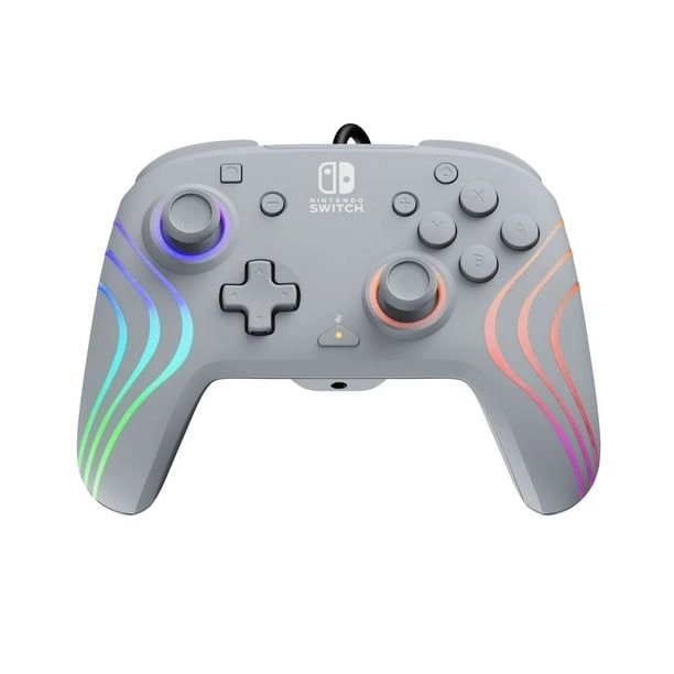 Nintendo Switch Afterglow Wave Wired Controller Grey