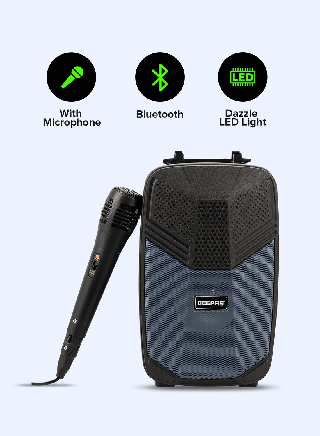 GEEPAS GMS11156 Bluetooth Speaker With Microphone 