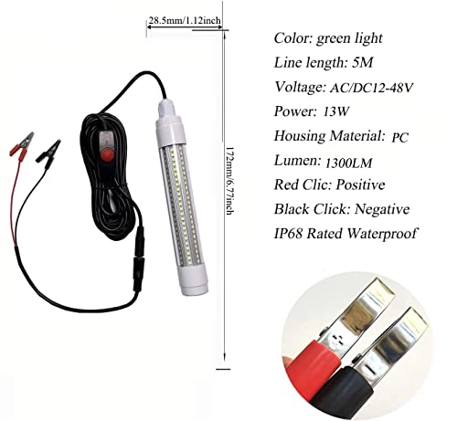 Underwater Fishing LED Light - 16.4 Ft 360 Degree