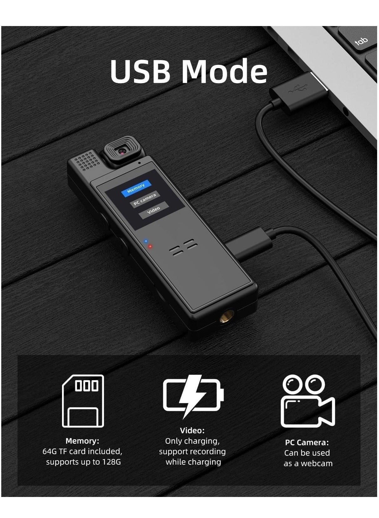 Mini Body Camera - 1080P