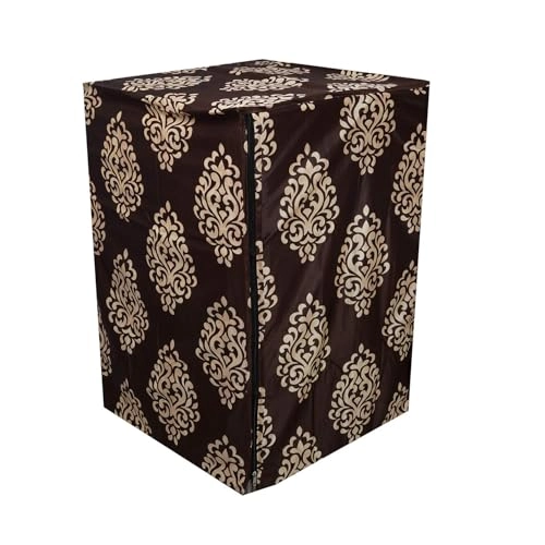 Top Load Fully Automatic Washing Machine Cover - Maroon For 6 kg, 6.5 kg, 7 kg, 7.5 kg